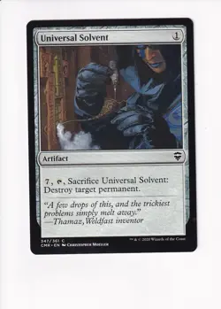 2020 MAGIC THE GATHERING MTG COMMANDER LEGENDS UNIVERSAL SOLVENT (#2) (X) - Image 1