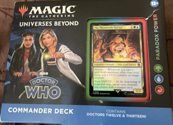 (New Unopened) MAGIC Commander Deck - Dr. Who - Paradox Power - Image 1