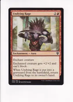 2020 MAGIC THE GATHERING MTG COMMANDER LEGENDS UNDYING RAGE (#2) (X) - Image 1