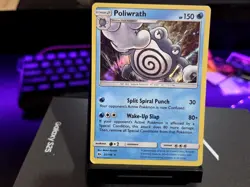 POLIWRATH HOLO RARE HOLO HOLO 32/149 SM BASE SET POKEMON NM - Image 1