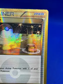 Pokemon XY Primal Clash Switch 163/160 Gold Secret Rare DMG/Creased - Image 4