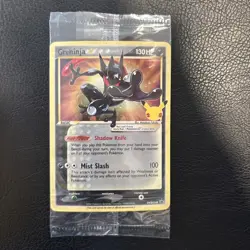 Pokemon Greninja Gold Star SWSH144 25th Celebrations Promo Sealed NM - Image 1