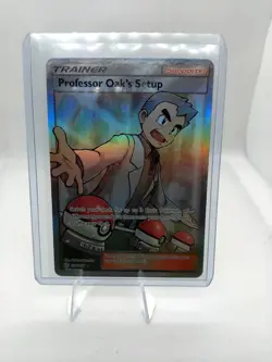 Professor Oak's Setup 233/236 Ultra Rare Cosmic Eclipse Pokemon Near Mint - Image 1