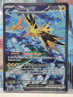 The Pokemon Company Zapdos ex 202/165 Scarlet & Violet 151 Rare 200HP 2023 - Image 1