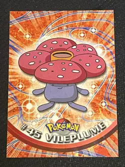 Vileplume #45 Topps Blue Label TV Animation Edition Non Holo Pokemon 1999-NM! - Image 1