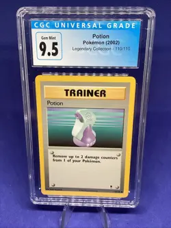 Pokemon (2002) Legendary Collection Potion 110/110 CGC 9.5 - Image 1