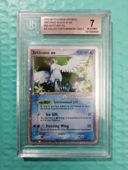 Pokemon Articuno EX Black Star Promo Holo BGS 7 Low Pop #032 2005 - Image 1