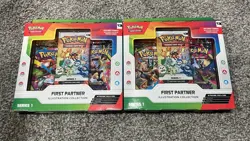 Pokemon First Partner Illustration Collection Series 1 Lot of 2 Brand New Sealed - Image 1