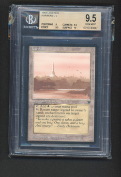 Karakas Legends English, BGS 9.5, 10 sub, MTG, Magic, Beckett graded - Image 1