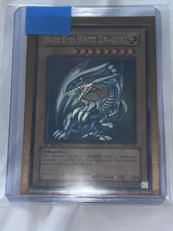 Blue-Eyes White Dragon SDK-001 1st Edition Holo Yu-Gi-Oh Vintage LP Clean Copy - Image 3