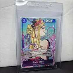 One Piece TCG Black Maria OP08-074 Illustration Box Vol.2 Promo SEALED Foil - Image 3
