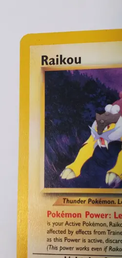 Raikou Pokemon Card 22/64 WOTC Neo Revelations Vintage Rare Original Non-holo - Image 2