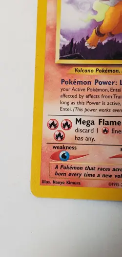 Entei Pokemon Card 17/64 WOTC Neo Revelations Vintage Non-holo - Image 5