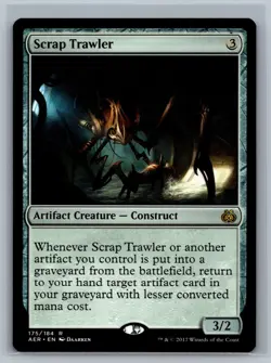 Magic The Gathering Aether Revolt Scrap Trawler #175/184 MTG TCG CCG - Image 1