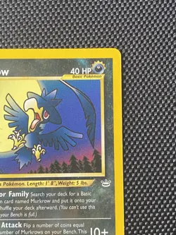 Murkrow 46/64 1st Edition Pokemon Neo Revelation Card Common LP+ - Image 3