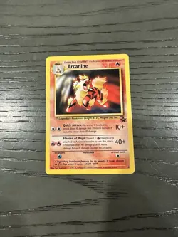 Arcanine #6 - NON-HOLO RARE - Black Star Promo - WOTC POKEMON CARD - NM/LP - Image 2