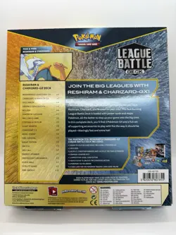 Nintendo Pokemon TCG League Battle Deck With Reshiram & Charizard Tag Team Cards 820650807855 - Image 2