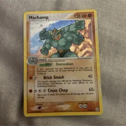Pokemon Machamp 9/101 Hidden Legends Holo Rare 120 HP Stage 2 TCG Card - Image 1