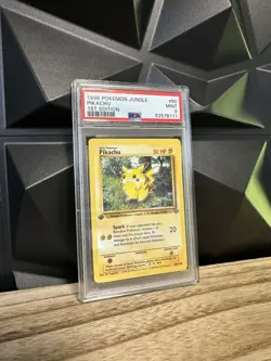Pokemon 1999 Jungle 1st Edition - Pikachu 60/64 - PSA 9 Mint - Beautiful! - Image 1