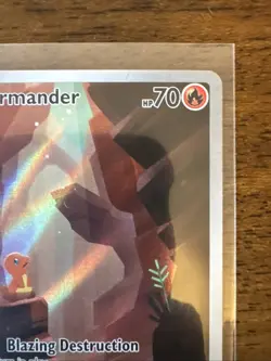 2023 Pokemon Charmander 168/165 Scarlet & Violet 151 Art Rare Full Art Holo - Image 3
