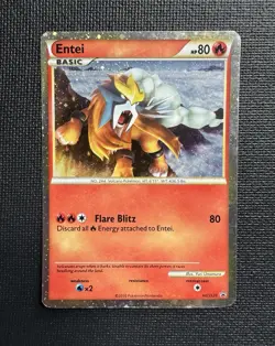 Entei HGSS20 - Pokemon Shiny Black Star Promo - Holo - 2010 - Image 1