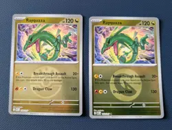 Rayquaza 153/217 Pokemon TCG Me: Ascended Heroes Both Reverse Holo rare variants - Image 1