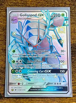 Pokemon Golisopod GX Hidden Fates SV48/SV94 Holo Full Art English 2019 - Image 3