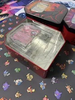 Pokemon TCG Team Rocket Tin Set Lot - No Packs - Promos Included - 3 Empty Tins - Image 2