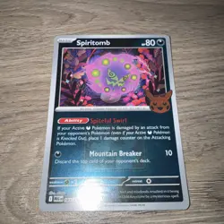 Spiritomb Play! Pokemon Stamped Pokeween Halloween Promo MEG 087/132 - Image 1