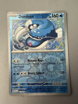Pokemon TCG * Scarlet & Violet * 61/198 Dondozo REVERSE HOLO RARE * FRESH PK - Image 1