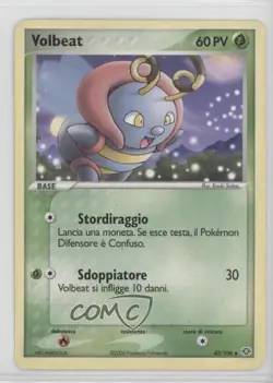 Volbeat Italian Pokemon EX Emerald #42 2005 - Image 1