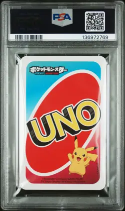2020 UNO POKEMON JPN BACK-YELLOW-#4 CHARIZARD PSA 10 - Image 2