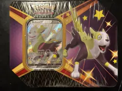 Pokemon TCG: Shining Fates Tin Boltund V Factory Sealed - Image 1