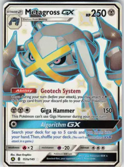 Metagross GX 157a/145 Holo Promo Alternate Art Promos Pokemon Near Mint - Image 1
