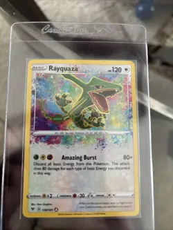 Pokemon TCG Rayquaza Card 2020 Vivid Voltage 138/185 - Image 1