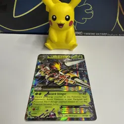Pokemon TCG Mega Beedrill EX Black Star Promo Card XY158 - Image 1