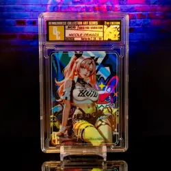 Nicole Demara Waifu Trading Card Limited SLAB #28/99 Demigoddess Collection ZZZ - Image 1