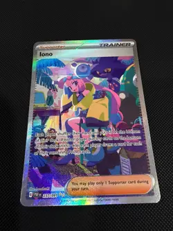 Iono - 237/091 - Pokemon Paldean Fates Special Illustration Rare Card NM - Image 1