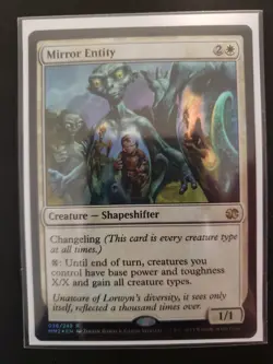 MTG Mirror Entity Modern Masters 2015 Foil Card LP - Image 1