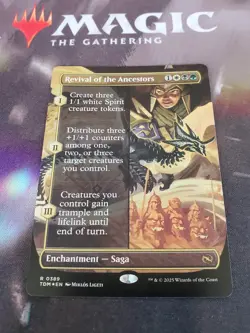 Mtg. Revival of the Ancestors. Foil Borderless. Tarkir: Dragonstorm. Pack Fresh - Image 1