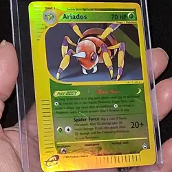 2002 ARIADOS 3/147 POKEMON CARD AQUAPOLIS E READER SERIES RH LP NICE COND TCG - Image 1