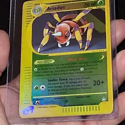 2002 ARIADOS 3/147 POKEMON CARD AQUAPOLIS E READER SERIES RH LP NICE COND TCG - Image 2