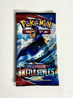 Pokemon TCG Sword & Shield Battle Styles Single Booster Pack!NEW Factory SEALED! - Image 1