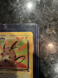 Pokemon Vintage 1st Edition Raichu 29/62 Fossil Wizards Of The Coast 1999 - Image 4