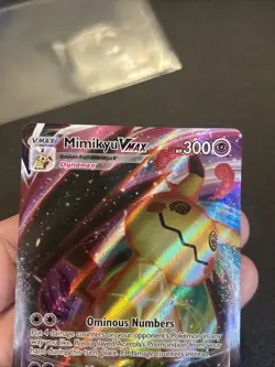 Pokemon TCG Mimikyu VMAX Ultra Rare 069/172 Brilliant Stars NM-MT - Image 2