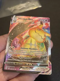 Pokemon TCG Mimikyu VMAX Ultra Rare 069/172 Brilliant Stars NM-MT - Image 4