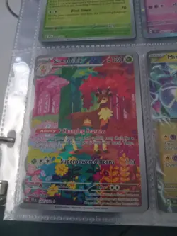 Pokemon tcg Sawsbuck 166/162 Temporal Forces Illustration Rare Near Mint - Image 1