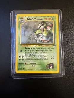 Pokemon TCG Erika's Venusaur Gym Challenge 4 Holo Unlimited Holo Rare - Image 1