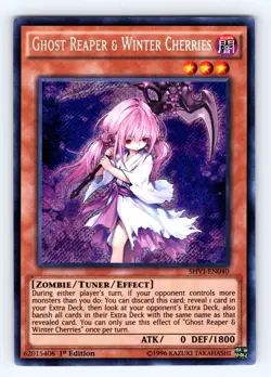 Yugioh Ghost Reaper & Winter Cherries SHVI-EN040 Secret Rare - NM 💎 - Image 1