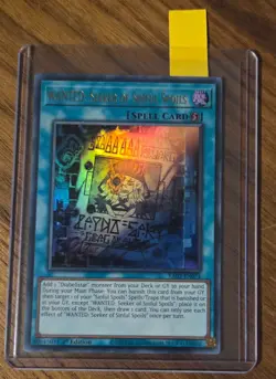 WANTED: Seeker of Sinful Spoils RA03-EN074 Ultra Rare 1st Edition Yu-Gi-Oh! - Image 3